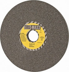 Tru-Maxx - 8" Diam x 1-1/4" Hole x 1/2" Thick, K Hardness, 60 Grit Surface Grinding Wheel - Aluminum Oxide, Type 1, Medium Grade, 3,600 Max RPM, Vitrified Bond, No Recess - Eagle Tool & Supply