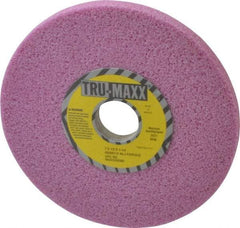 Tru-Maxx - 7" Diam x 1-1/4" Hole x 1/2" Thick, J Hardness, 46 Grit Surface Grinding Wheel - Aluminum Oxide, Type 1, Coarse Grade, 3,600 Max RPM, Vitrified Bond, No Recess - Eagle Tool & Supply
