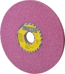 Tru-Maxx - 8" Diam x 1-1/4" Hole x 1/2" Thick, H Hardness, 46 Grit Surface Grinding Wheel - Aluminum Oxide, Type 1, Coarse Grade, 3,600 Max RPM, Vitrified Bond, No Recess - Eagle Tool & Supply