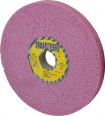 Tru-Maxx - 8" Diam x 1-1/4" Hole x 3/4" Thick, G Hardness, 46 Grit Surface Grinding Wheel - Aluminum Oxide, Type 1, Coarse Grade, 3,105 Max RPM, Vitrified Bond, No Recess - Eagle Tool & Supply
