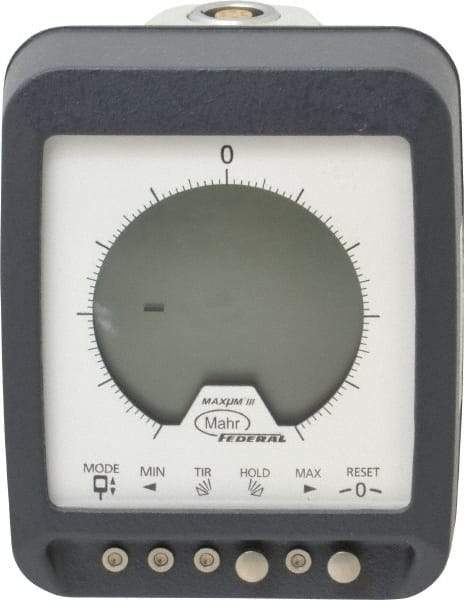Mahr - 0 to 0.2" Range, 0.00002" Graduation, Electronic Drop Indicator - Accurate to 0.00005", English & Metric System, Digital Display - Eagle Tool & Supply