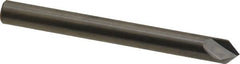 Made in USA - 1/4" Body Diam, 90°, 2-1/2" OAL, Solid Carbide Spotting Drill - Eagle Tool & Supply