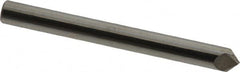 Made in USA - 1/4" Body Diam, 120°, 2-1/2" OAL, Solid Carbide Spotting Drill - Eagle Tool & Supply