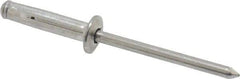 RivetKing - Size 0523 Dome Head Aluminum Tri Folding Blind Rivet - Aluminum Mandrel, 0.04" to 0.275" Grip, 0.315" Head Diam, 0.165" to 0.178" Hole Diam, 0.81" Length Under Head, 5/32" Body Diam - Eagle Tool & Supply