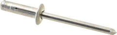 RivetKing - Size 0619 Dome Head Aluminum Tri Folding Blind Rivet - Aluminum Mandrel, 0.04" to 0.157" Grip, 0.386" Head Diam, 0.196" to 0.209" Hole Diam, 0.684" Length Under Head, 3/16" Body Diam - Eagle Tool & Supply