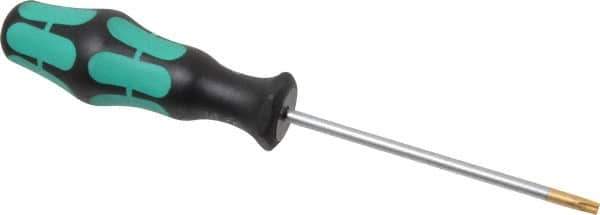 Wera - T20 Torx Driver - 3-15/16" Blade Length, 7-25/32" OAL, Ergonomic Handle - Eagle Tool & Supply