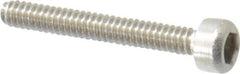 Value Collection - M1.6x0.35 Metric Coarse Hex Socket Drive, Socket Cap Screw - Grade 18-8 & Austenitic A2 Stainless Steel, Uncoated, Fully Threaded, 12mm Length Under Head - Eagle Tool & Supply