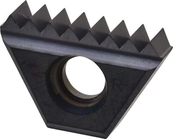 Kennametal - 14 TPI, Internal/External Thread, NPT Standard, STN KC635M Grade Thread Mill Insert - Carbide, TiAlN Coating - Eagle Tool & Supply