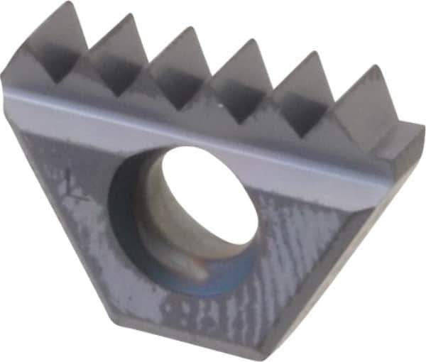 Kennametal - 11.5 TPI, Internal/External Thread, NPTF Standard, STN KC635M Grade Thread Mill Insert - Carbide, TiAlN Coating - Eagle Tool & Supply