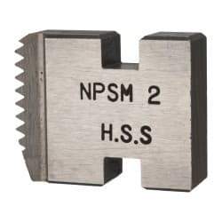 Florida Pneumatic - 2 - 11-1/2 NPSM, Right Hand, Alloy Steel, Pipe Threader Die - Berkley 41000, Ridgid 12R, 00-R, 111-R, 0-R, 11-R, 30A, 31A Compatibility - Exact Industrial Supply