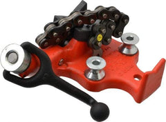 Ridgid - 1/2 to 2-7/8" Pipe Capacity, Manual Chain Vise - Bolt Down, Cast Iron, Model Number BC210P - Eagle Tool & Supply