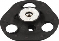 Norton - 5" Diam Locking Nut Disc Backing Pad - Medium Density, 13,000 RPM, Speed-Lok Compatible - Eagle Tool & Supply