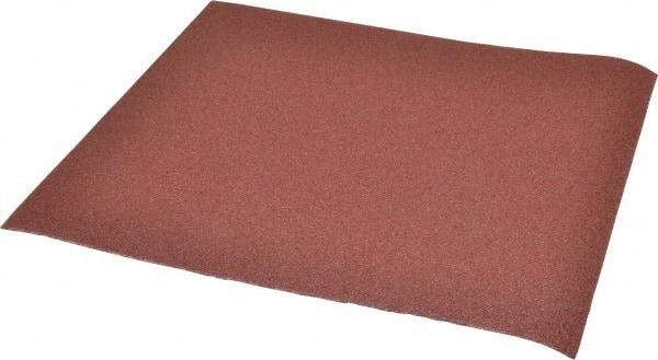 3M - 50 Grit, Aluminum Oxide Sanding Sheet - 11" Long x 9" Wide, Coarse Grade, X Weighted Cloth Backing - Eagle Tool & Supply