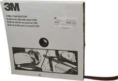 3M - 1" x 50 Yd Aluminum Oxide Cloth Roll - Medium Grade, X Weighted Backing - Eagle Tool & Supply