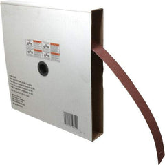 3M - 1-1/2" x 50 Yd 60 Grit Aluminum Oxide Cloth Roll - Medium Grade, X Weighted Backing - Eagle Tool & Supply