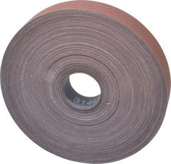3M - 1" x 50 Yd 280 Grit Aluminum Oxide Cloth Roll - Extra Fine Grade, J Weighted Backing - Eagle Tool & Supply