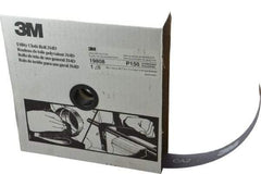 3M - 1-1/2" x 50 Yd 150 Grit Aluminum Oxide Cloth Roll - Very Fine Grade, J Weighted Backing - Eagle Tool & Supply