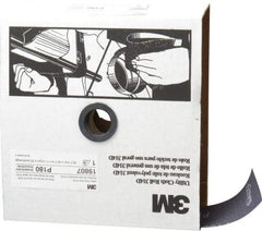 3M - 1-1/2" x 50 Yd 180 Grit Aluminum Oxide Cloth Roll - Very Fine Grade, J Weighted Backing - Eagle Tool & Supply