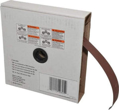 3M - 1-1/2" x 50 Yd 240 Grit Aluminum Oxide Cloth Roll - Very Fine Grade, J Weighted Backing - Eagle Tool & Supply