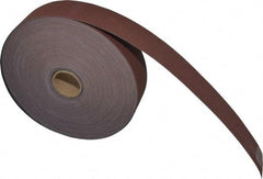 3M - 1-1/2" x 50 Yd 320 Grit Aluminum Oxide Cloth Roll - Extra Fine Grade, J Weighted Backing - Eagle Tool & Supply