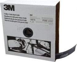3M - 2" x 50 Yd 280 Grit Aluminum Oxide Cloth Roll - Extra Fine Grade, J Weighted Backing - Eagle Tool & Supply