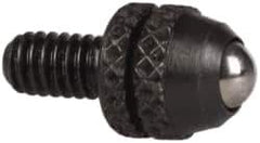 SPI - #4-48, 0.0780" Ball Diam, Steel Contact Point - 1" Contact Point Length, Use with 13-190-4 Dial Depth Gage - Eagle Tool & Supply