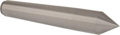 Riten - 1-3/4" Head Diam, Hardened Tool Steel Standard Point Solid Dead Center - Jarno 14 Taper, 1-3/4" Point Diam, 3" Point Length, 10-1/2" OAL - Eagle Tool & Supply