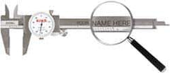 SPI - 0" to 6" Range, 0.001" Graduation, 0.1" per Revolution, Dial Caliper - White Face, 1.5748" Jaw Length - Eagle Tool & Supply