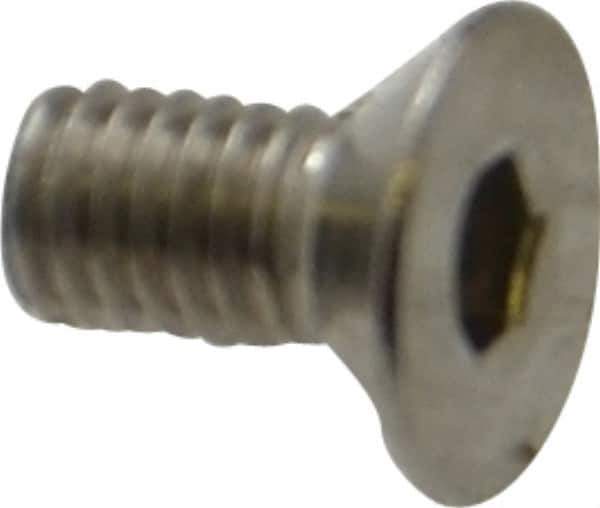 Value Collection - M3x0.50 Metric Coarse Hex Socket Drive, 90° Flat Screw - Grade 18-8 & Austenitic A2 Stainless Steel, Uncoated, Fully Threaded, 6mm OAL - Eagle Tool & Supply