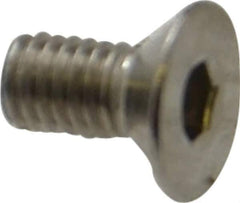 Value Collection - M3x0.50 Metric Coarse Hex Socket Drive, 90° Flat Screw - Grade 18-8 & Austenitic A2 Stainless Steel, Uncoated, Fully Threaded, 6mm OAL - Eagle Tool & Supply