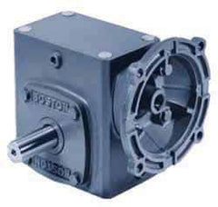 Boston Gear - 1-3/4 Centerline Distance, 15:1, 117 RPM Output,, Speed Reducer - Single Shaft Left, 56C NEMA - Eagle Tool & Supply