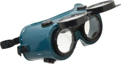 PRO-SAFE - Size Universal, Green Welding Goggles - Green Frame - Eagle Tool & Supply