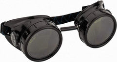 PRO-SAFE - Size Universal, Green Welding Goggles - Black Frame - Eagle Tool & Supply