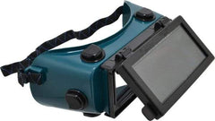 PRO-SAFE - Size Universal, Green Welding Goggles - Green Frame - Eagle Tool & Supply