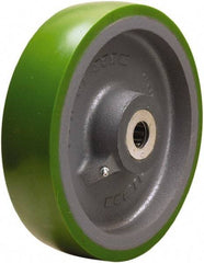 Hamilton - 10 Inch Diameter x 2-1/2 Inch Wide, Polyurethane on Cast Iron Caster Wheel - 2,500 Lb. Capacity, 3-1/4 Inch Hub Length, 3/4 Inch Axle Diameter, Tapered Roller Bearing - Eagle Tool & Supply