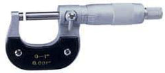 Value Collection - 8 to 9" Range, 0.0001" Graduation, Mechanical Outside Micrometer - Ratchet Stop Thimble - Eagle Tool & Supply