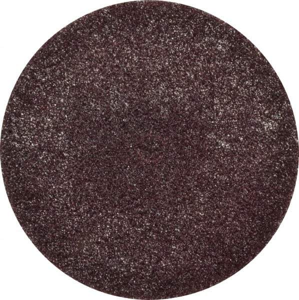 3M - 6" Medium Grade Aluminum Oxide Deburring Disc - 1/2" Center Hole, Arbor Connection, Maroon, 4,000 Max RPM - Eagle Tool & Supply