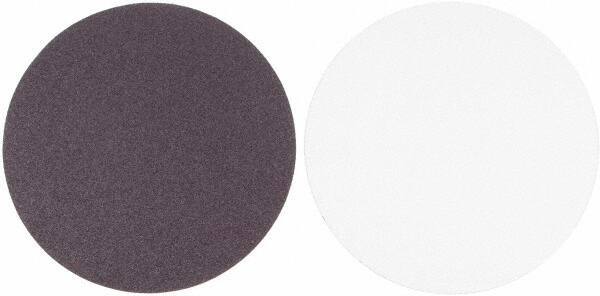 Norton - 18" Diam, 36 Grit Aluminum Oxide Adhesive PSA Disc - Very Coarse, Brown, X Weighted Cloth Backing, Flexible - Eagle Tool & Supply