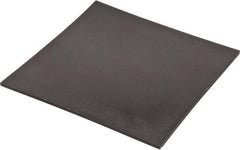 Made in USA - 12" Long, 12" Wide, 1/4" Thick, Neoprene Rubber Foam Sheet - 35 to 45 Durometer, Black, -20 to 220°F, 800 psi Tensile Strength, Stock Length - Eagle Tool & Supply