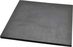 Made in USA - 12" Long, 12" Wide, 1/2" Thick, Neoprene Rubber Foam Sheet - 35 to 45 Durometer, Black, -20 to 220°F, 800 psi Tensile Strength, Stock Length - Eagle Tool & Supply