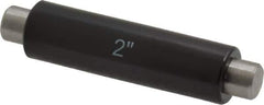 SPI - 2 Inch Long, Accuracy Up to 0.0001 Inch, Flat End Micrometer Calibration Standard - Use with Micrometers, Includes Heat Insulating Handle - Eagle Tool & Supply