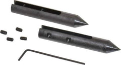 SPI - 2-3/16" OAL, Caliper Centerline Gage Attachment - 1 Piece, 0.141" Slot Width, For Use with 4, 6 & 8" Dial & Vernier Calipers - Eagle Tool & Supply