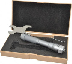Mitutoyo - 1 to 1.2", Mechanical Inside Hole Micrometer - 0.0002" Graduation, 0.00015" Accuracy, Ratchet Stop Thimble - Eagle Tool & Supply