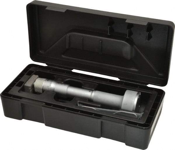 Mitutoyo - 1.6 to 2", Mechanical Inside Hole Micrometer - 0.0002" Graduation, 0.00015" Accuracy, Ratchet Stop Thimble - Eagle Tool & Supply