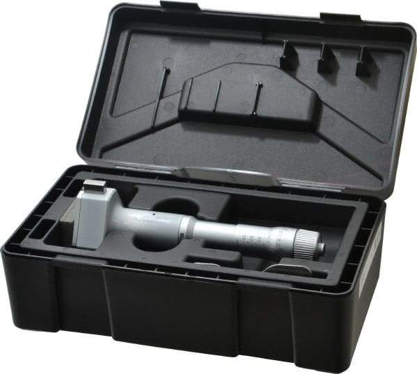 Mitutoyo - 2-1/2 to 3", Mechanical Inside Hole Micrometer - 0.0002" Graduation, 0.00015" Accuracy, Ratchet Stop Thimble - Eagle Tool & Supply