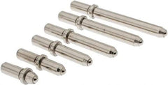 Value Collection - 6 Piece, 6 to 10 Inch Measurement Range, Bore Gage Anvil Set - For Use with Dial Bore Gages - Eagle Tool & Supply