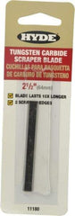 Hyde Tools - Solid Carbide 2-Edge Scraper Replacement Blade - 5-7/8" Blade Length x 2-1/2" Blade Width, For 10620 - Eagle Tool & Supply