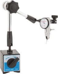 SPI - 0.0005" Graduation, 0.03" Max Meas, 0-15-0 Dial Reading, Indicator & Base Kit - 0.0005 Inch Graduation, Includes Dial Test Indicator Set, Magnetic Base - Eagle Tool & Supply