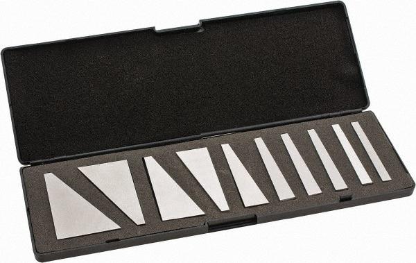 Value Collection - 1 to 30° Angle, 3 Inch Long, Steel, Angle Block Set - Eagle Tool & Supply