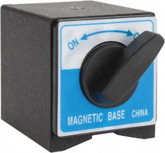 Value Collection - 63mm Long x 50mm Wide x 55mm High Magnetic Indicator Base with On/Off Switch - 60 Kg Magnetic Pull - Eagle Tool & Supply